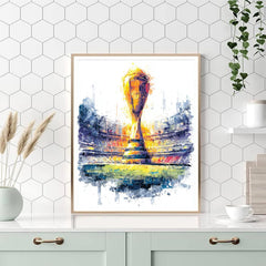 Fifa 2026 Trophy Constellation - DIY Painting By Numbers Kit