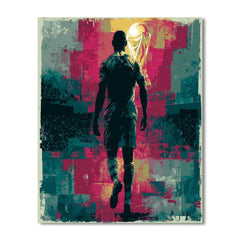 Fifa 2026 Jordan Red - DIY Painting By Numbers Kit