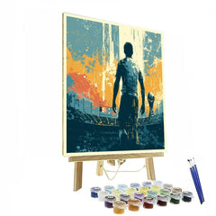 Japan Fifa 2026 Dawn - DIY Painting By Numbers Kit