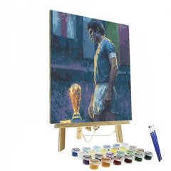 Buffon Fifa 2026 Gold - DIY Painting By Numbers Kit