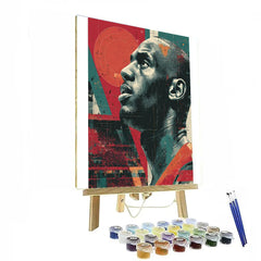 Jordan Fifa 2026 Red - DIY Painting By Numbers Kit
