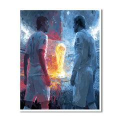 Fifa 2026 Japan vs Tunisia - DIY Painting By Numbers Kit