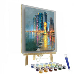 Miami Fifa 2026 Reflection - DIY Painting By Numbers Kit