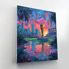 Miami Fifa 2026 Reflection - DIY Painting By Numbers Kit