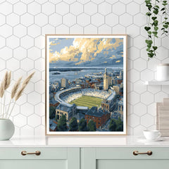 Boston Fifa 2026 Blue Hour - DIY Painting By Numbers Kit