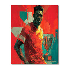 Alphonso Davies Fifa 2026 Lights - DIY Painting By Numbers Kit