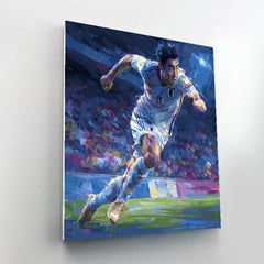 Fifa 2026 Mitoma Blue - DIY Painting By Numbers Kit