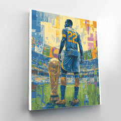 Curaçao Fifa 2026 Blue - DIY Painting By Numbers Kit