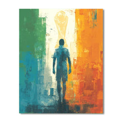 Uzbekistan Fifa 2026 Dawn - DIY Painting By Numbers Kit