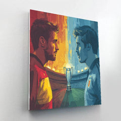 Fifa 2026 Spain vs Uruguay - DIY Painting By Numbers Kit