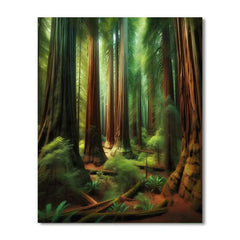 Forest of Giant Redwoods - DIY Painting By Numbers Kit