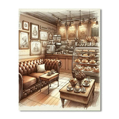 Charming Coffee Shop - DIY Painting By Numbers Kit