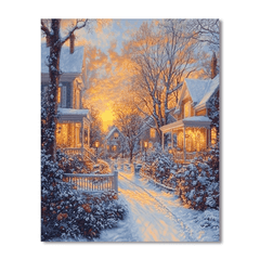 Thomas Inspired Nostalgic Reflections - DIY Painting By Numbers Kit