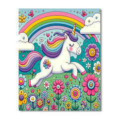 Unicorn's Enchanted Meadow - DIY Painting By Numbers Kit