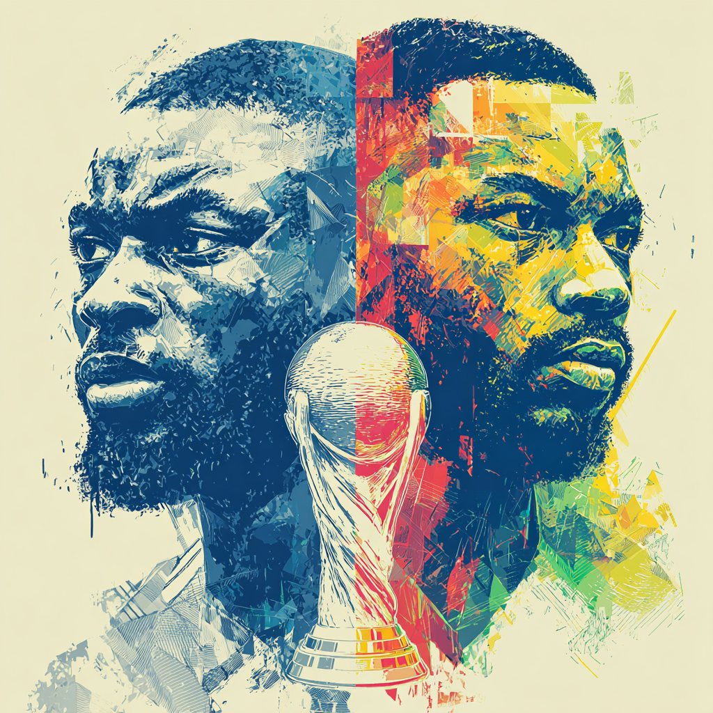 Fifa 2026 France vs Senegal - DIY Painting By Numbers Kit