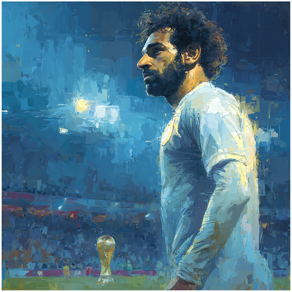 Fifa 2026 Salah Lights - DIY Painting By Numbers Kit