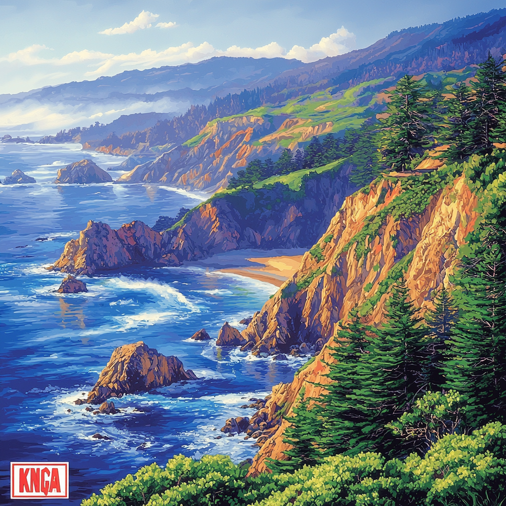 Big Sur - California, USA - DIY Painting By Numbers Kit