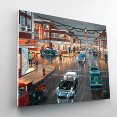 Main street in the season Paint By Number Painting Set
