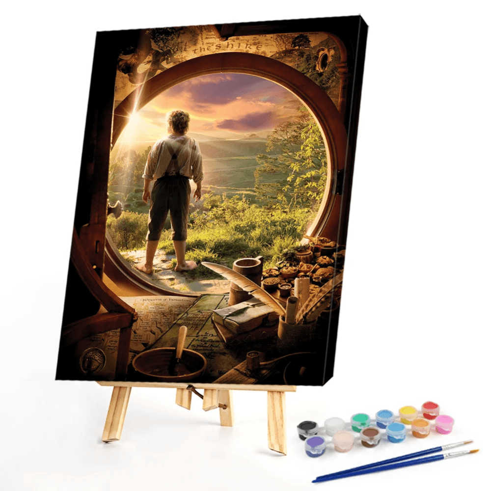 Scenic Hobbit Home DIY Paint By Numbers Kit
