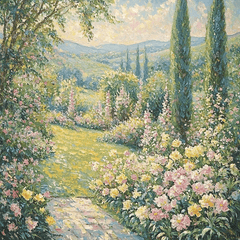 Claude Monet Inspired Gardens of Serenity - DIY Painting By Numbers Kit