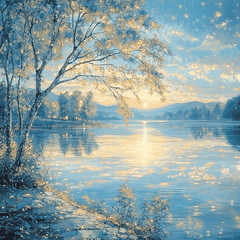 Thomas Inspired Quiet Waters - DIY Painting By Numbers Kit