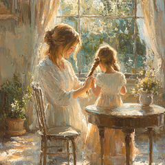 Mother's Touch - DIY Painting By Numbers Kit