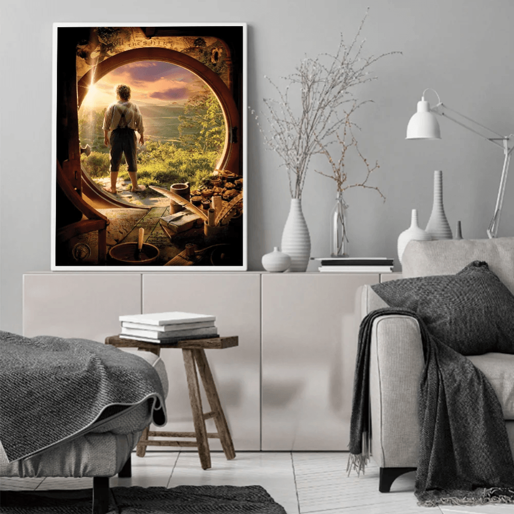 Scenic Hobbit Home DIY Paint By Numbers Kit