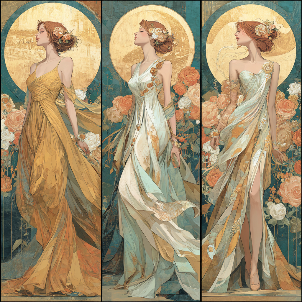 Botticelli Inspired Moonlit Garden - DIY Painting By Numbers Kit