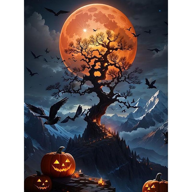 Harvest Moon Halloween Paint By Numbers