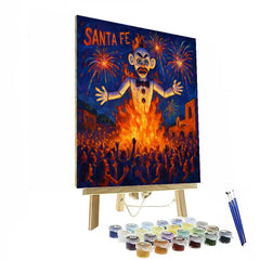 Zozobra - Santa Fe - DIY Painting By Numbers Kit