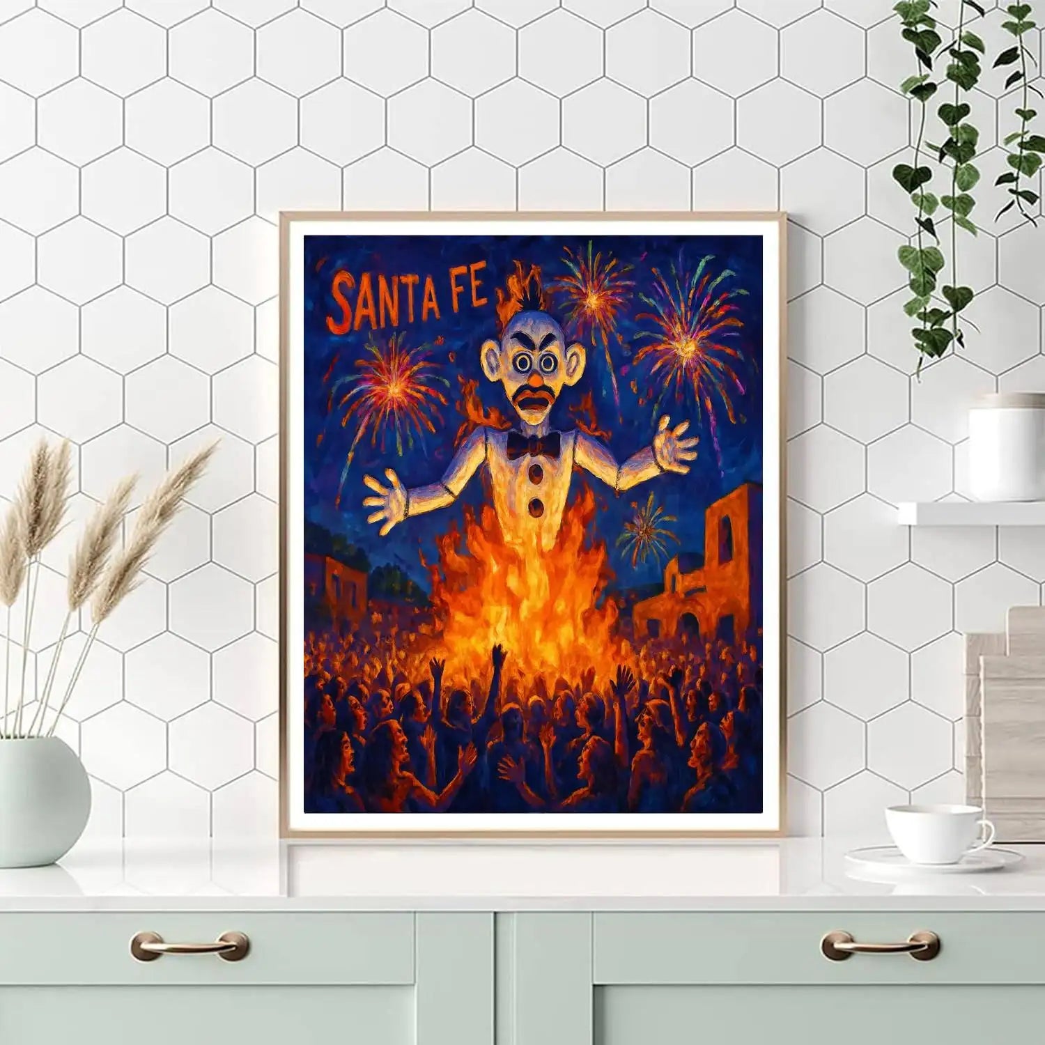Zozobra - Santa Fe - DIY Painting By Numbers Kit