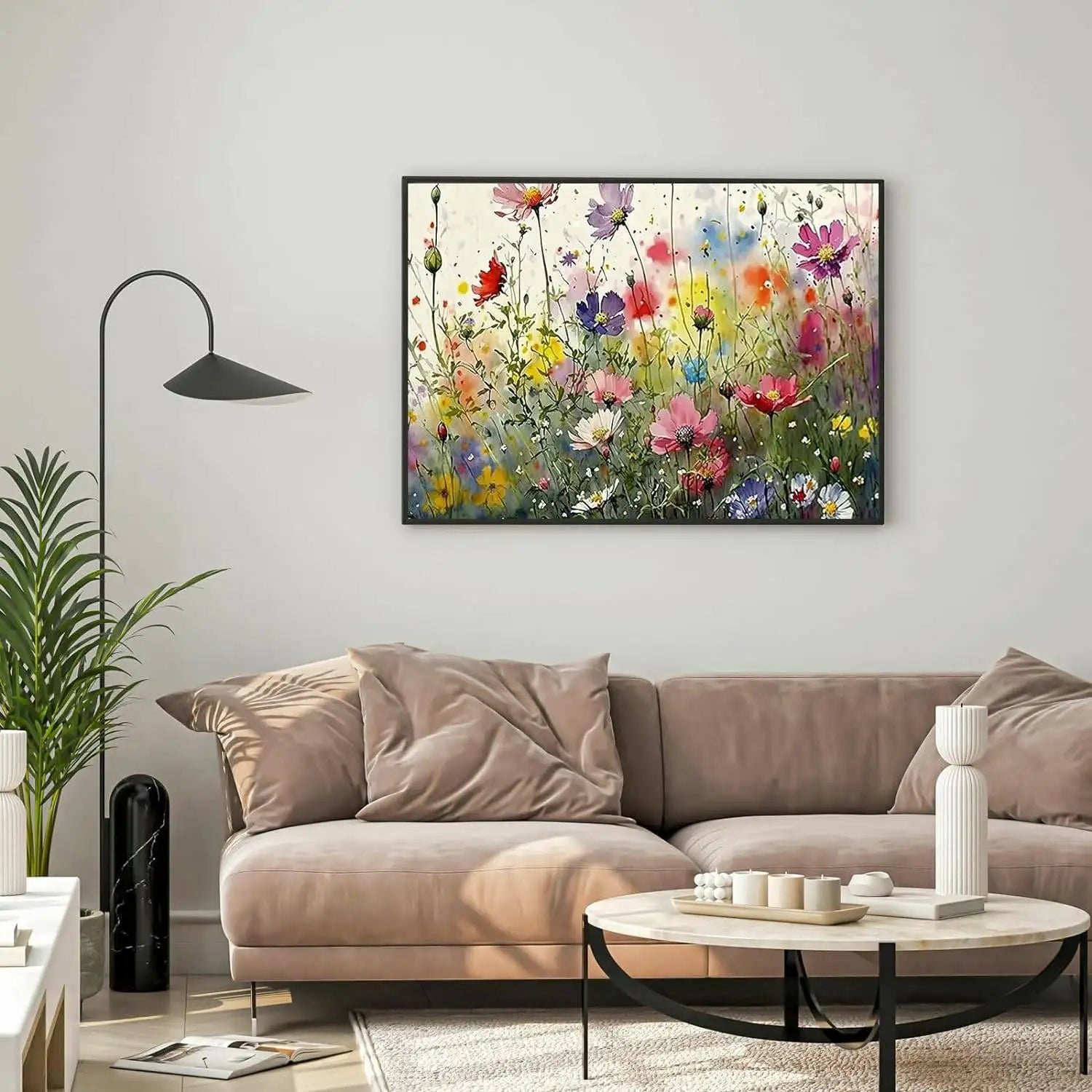 Blossoming Hues Paint By Number Canvas Kit