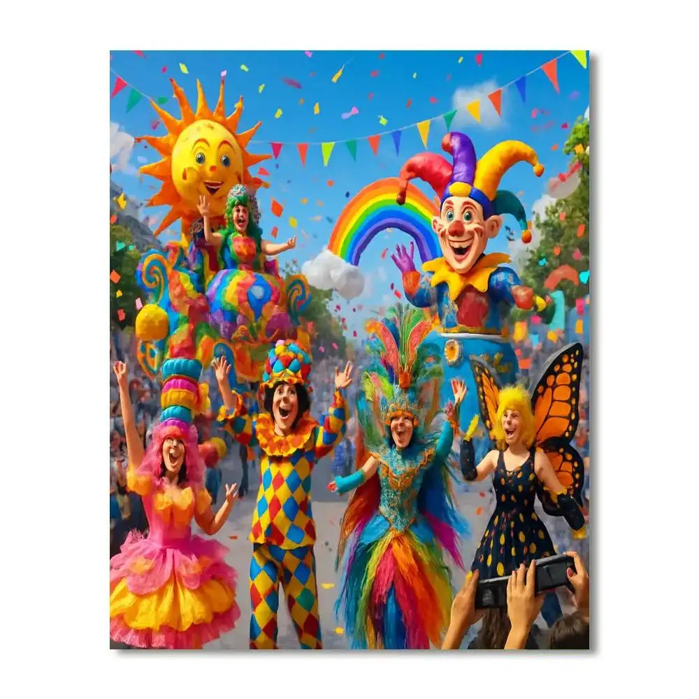 Fantasy Fest - DIY Painting By Numbers Kit