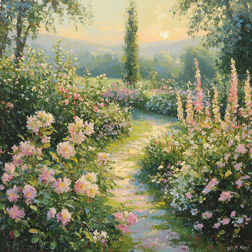 Claude Monet Inspired Monet's Floral Symphony - DIY Painting By Numbers Kit