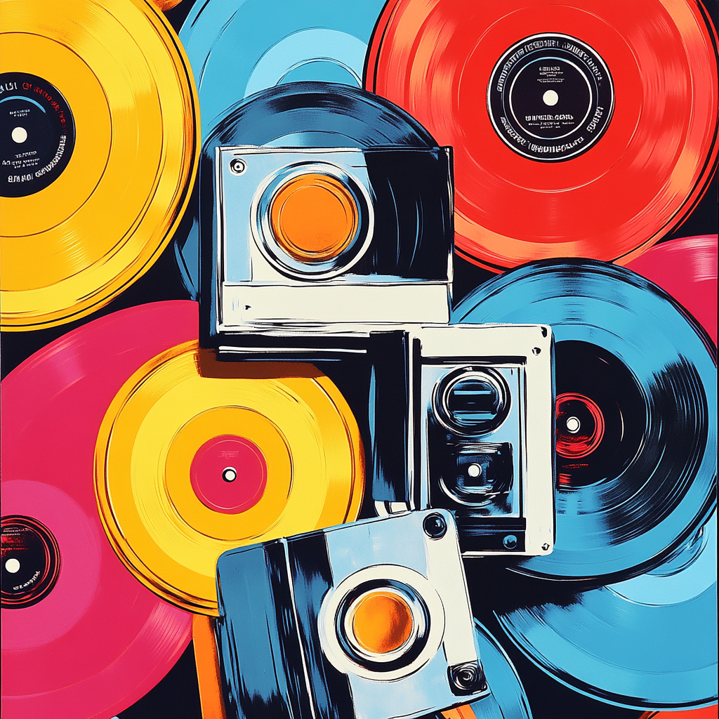 Warhol Inspired Retro Pop Art - DIY Painting By Numbers Kit