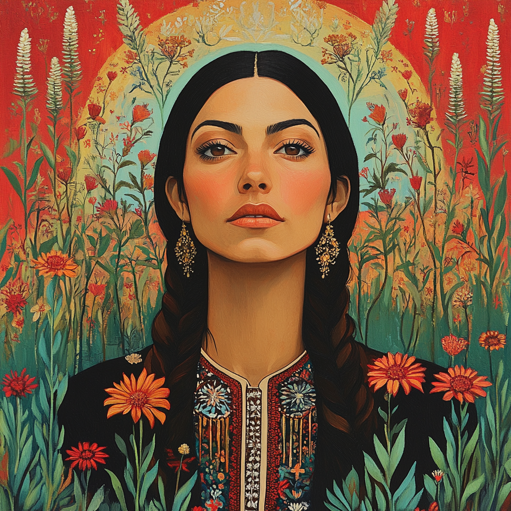 Frida Kahlo Inspired Desert Memory - DIY Painting By Numbers Kit