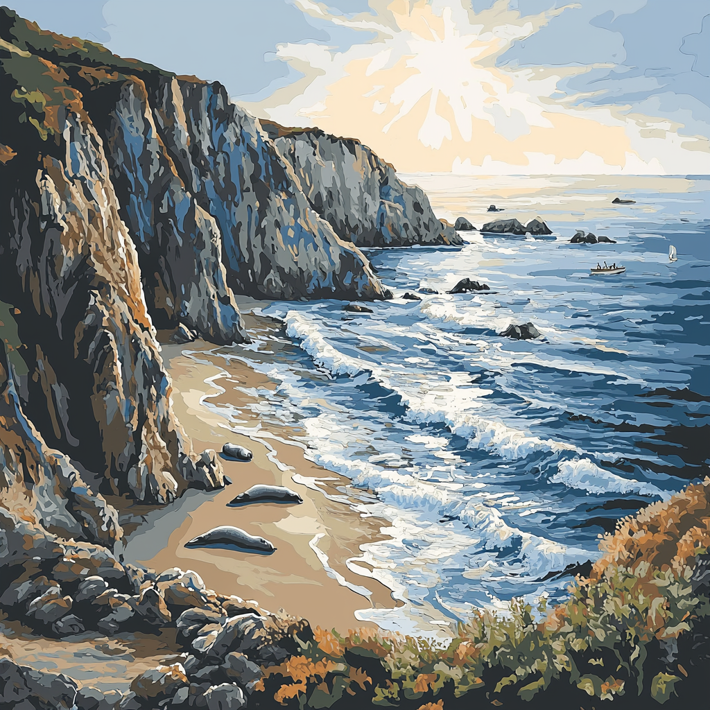 Bodega Bay - DIY Painting By Numbers Kit