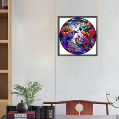 Hummingbird Glass Paint By Numbers Acrylic Painting Kit