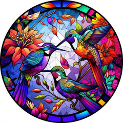 Hummingbird Glass Paint By Numbers Acrylic Painting Kit