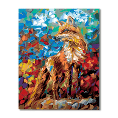 Mr. Fox Paint By Numbers Painting Kit