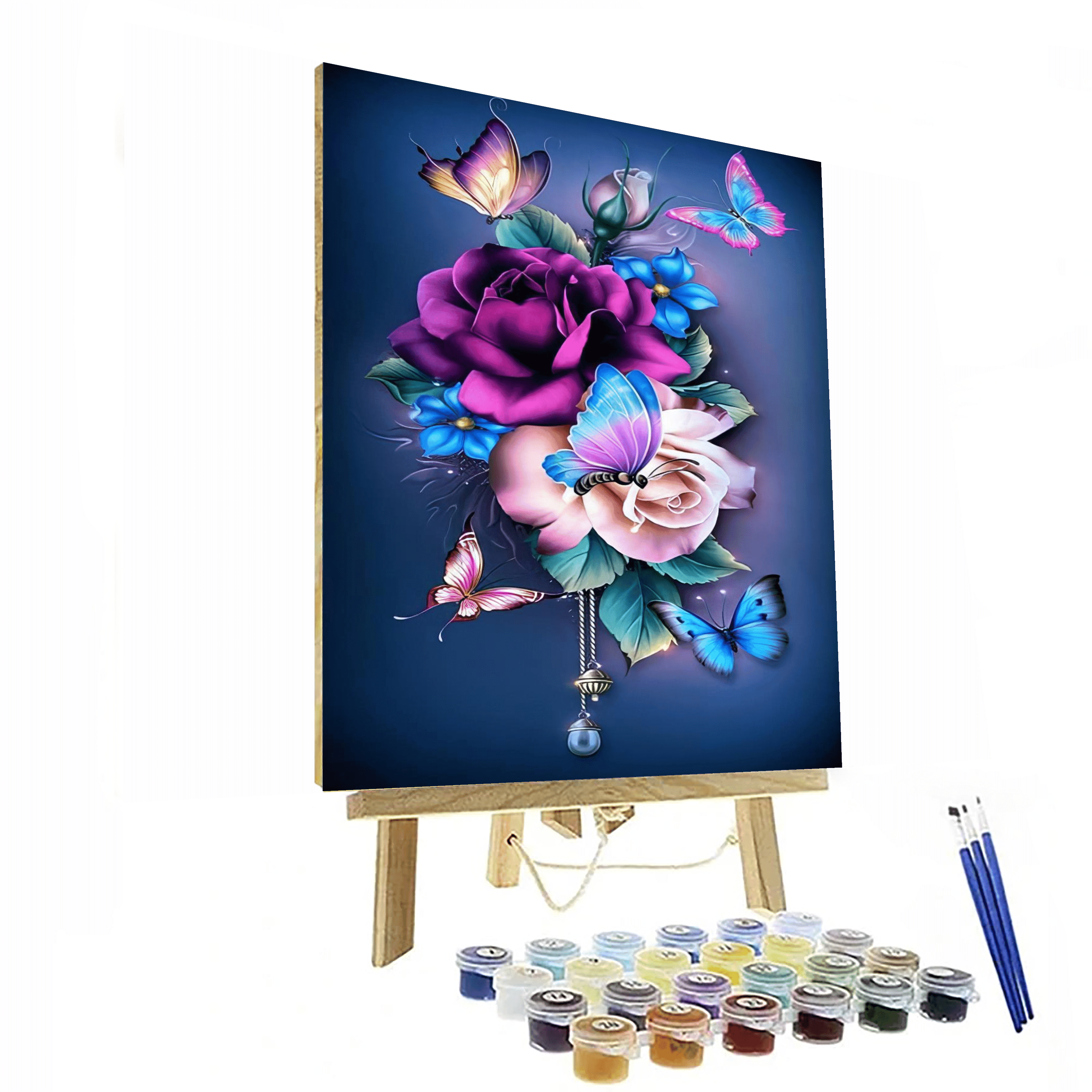 Butterfly Garden Paint By Number Canvas Kit