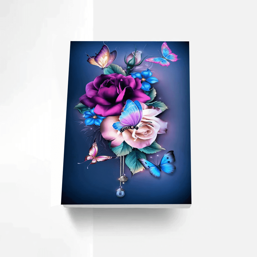 Butterfly Garden Paint By Number Canvas Kit
