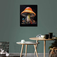 Vibrant Mushroom Splendor Paint By Numbers Kit