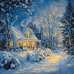 Thomas Inspired Frosted Fantasies - DIY Painting By Numbers Kit