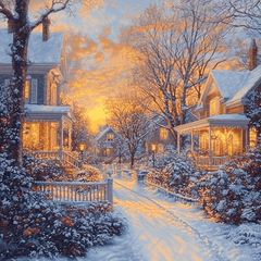 Thomas Inspired Nostalgic Reflections - DIY Painting By Numbers Kit