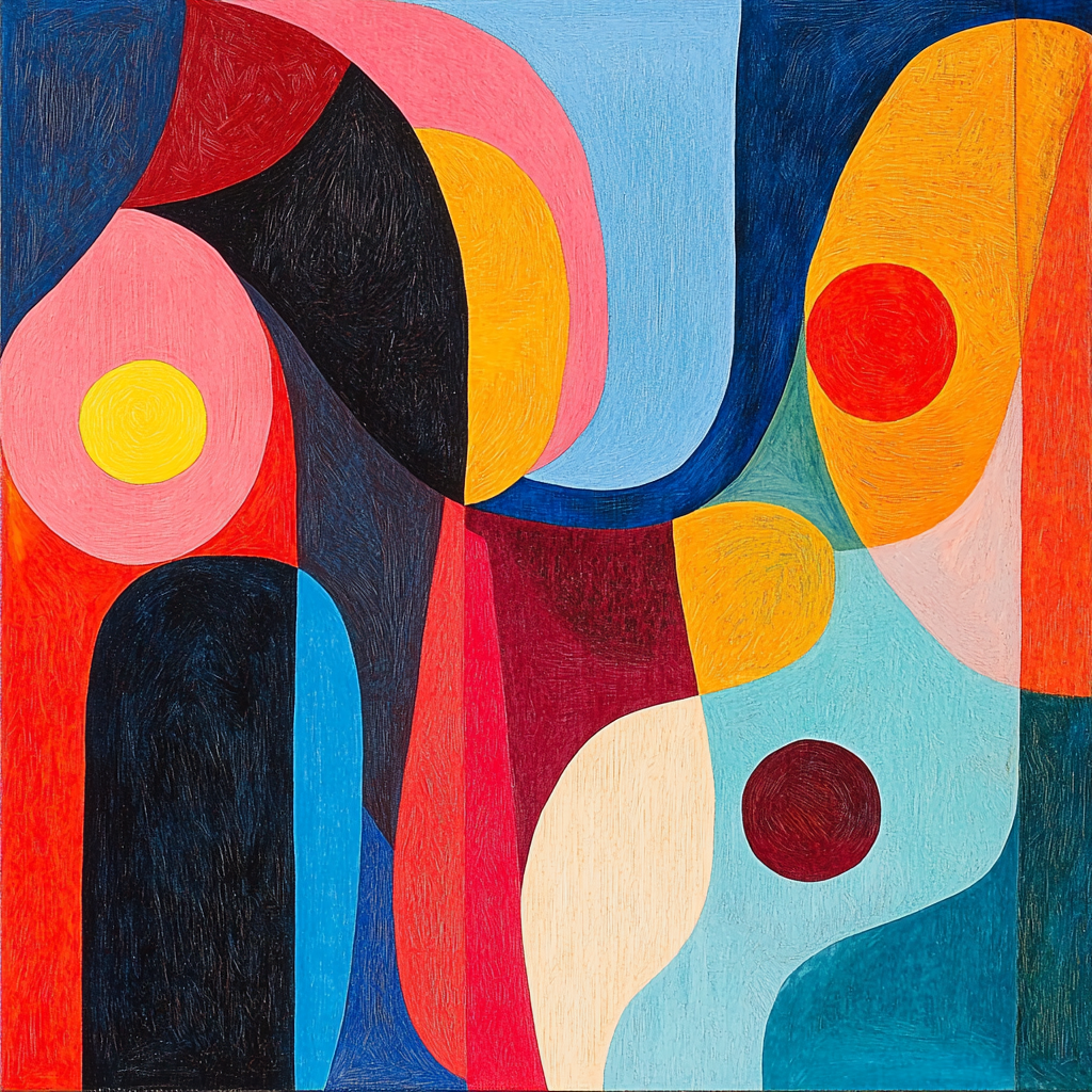 Paul Klee Inspired Balance of Color - DIY Painting By Numbers Kit