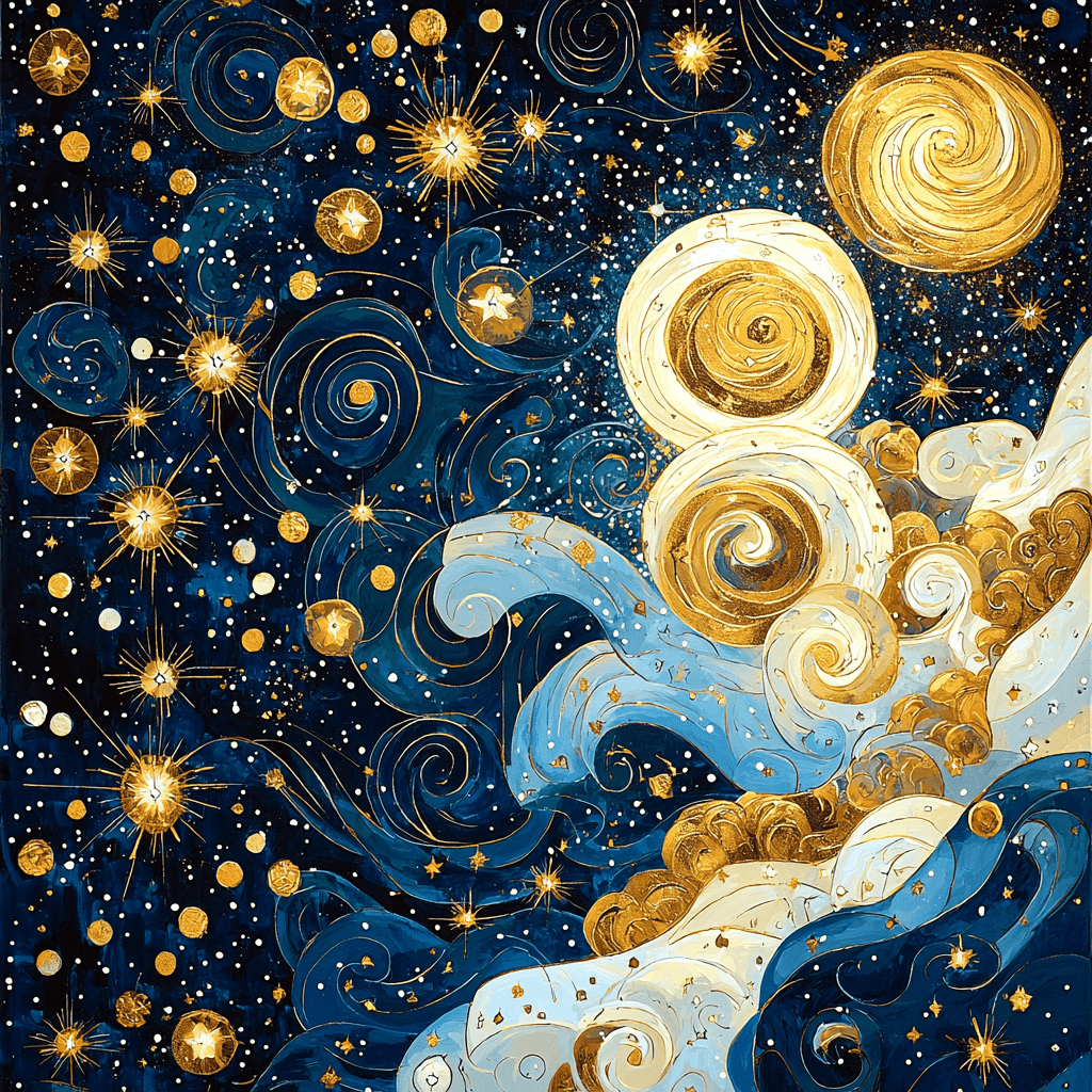 Gustav Klimt Inspired Celestial Beauty - DIY Painting By Numbers Kit