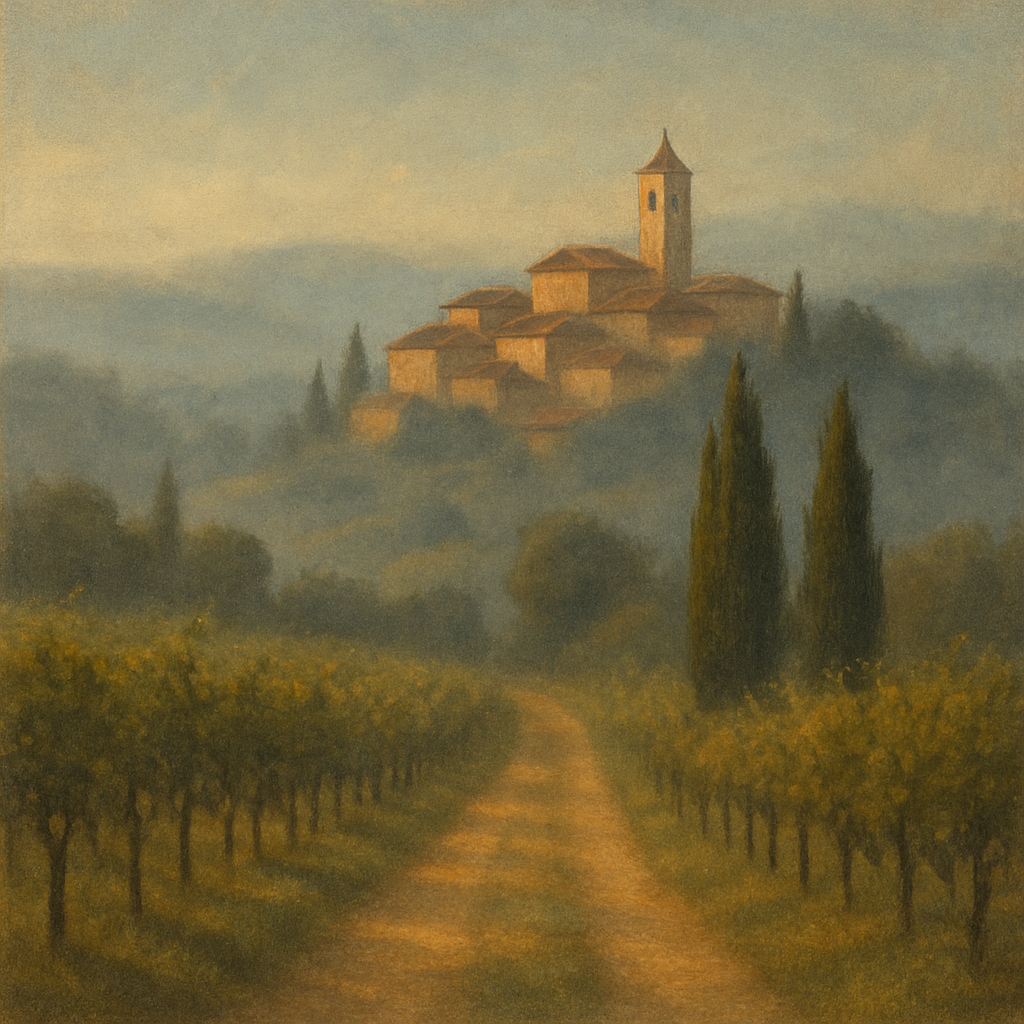 Italy Tuscan Sunrise - DIY Painting By Numbers Kit