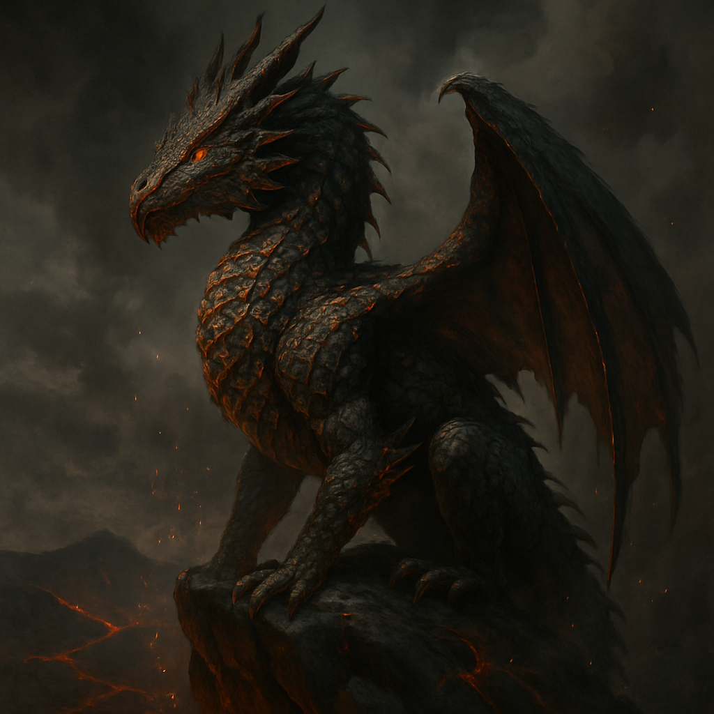 Dragon Ember Guardian - DIY Painting By Numbers Kit