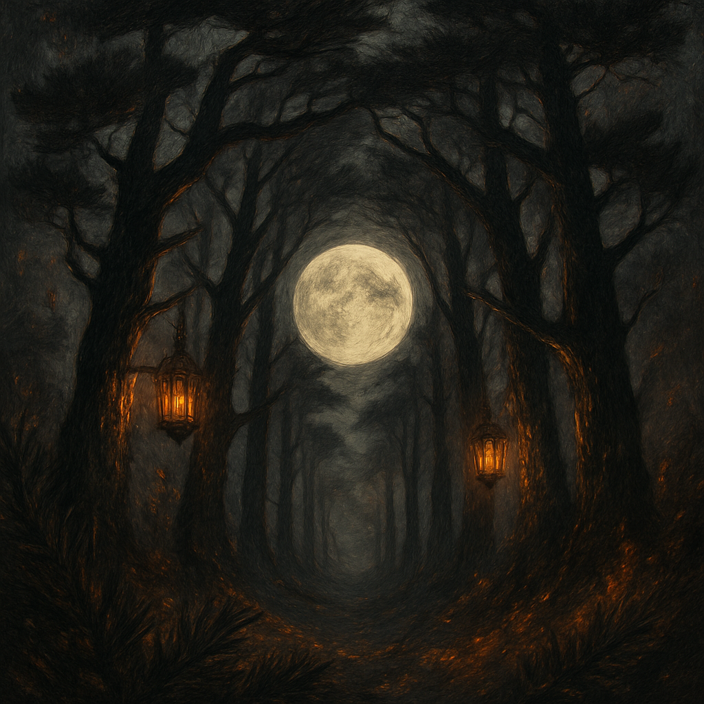 Sable Pines Moon Corridor - DIY Painting By Numbers Kit
